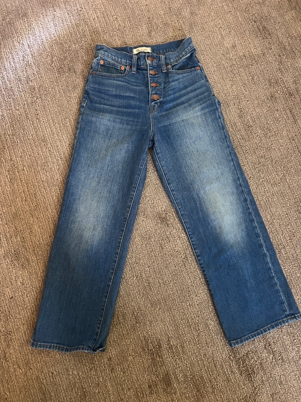 Madewell Slim Wide Leg Crop